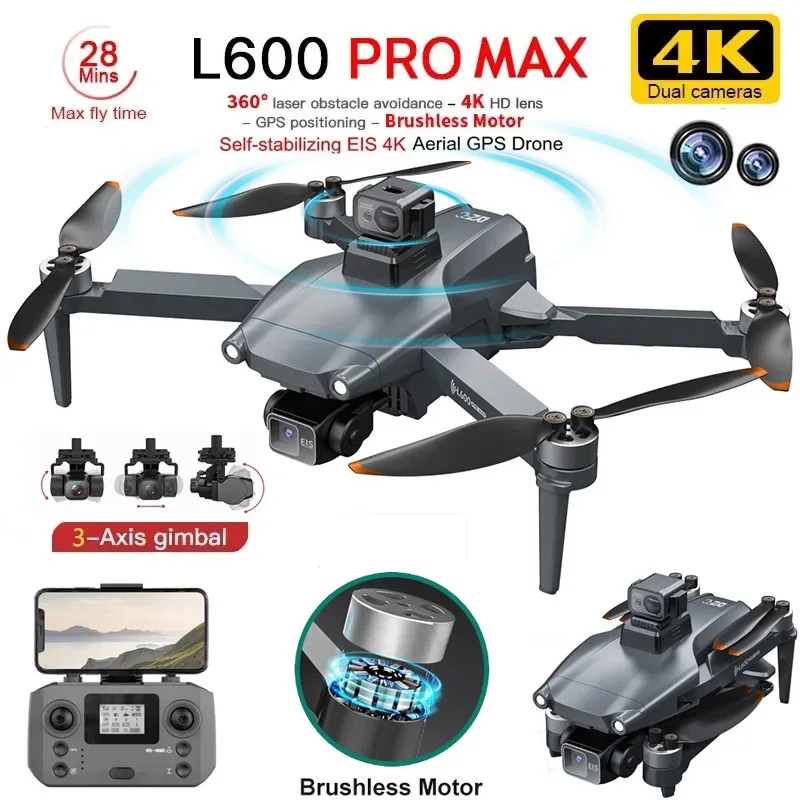 Drone Camera Lens - L600 PRO MAX GPS Drone Professionele