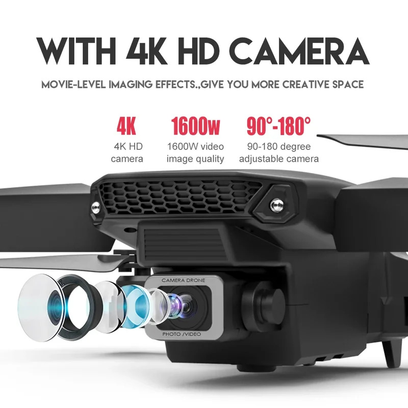 E88 ProIntelligent Opvouwbare  - Drone Camera 4K recensie en prijs