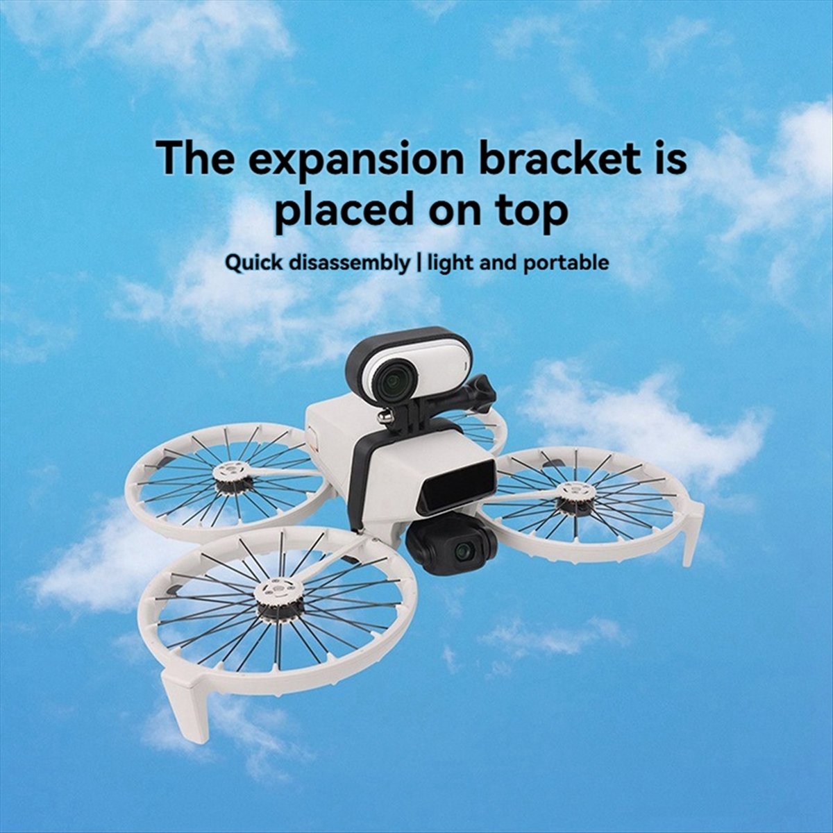 Bovenste uitbreidingsbeugel vo - Drone Camera Action recensie en prijs